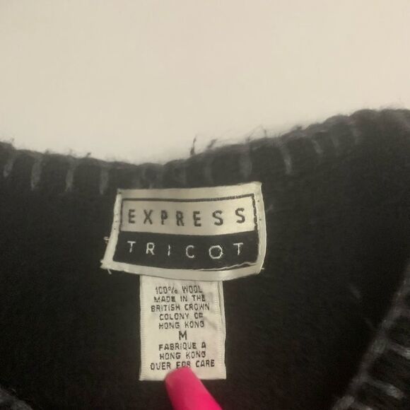 100% Wool Vintage Cardigan Sweater - Picture 4 of 8